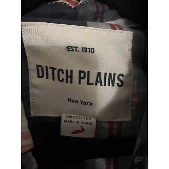 Ditch Plains Pearl Snap Shirt Size Large - Picture 2 of 10